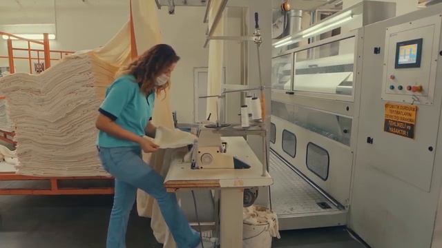 Производство ткани для халатов VIEN