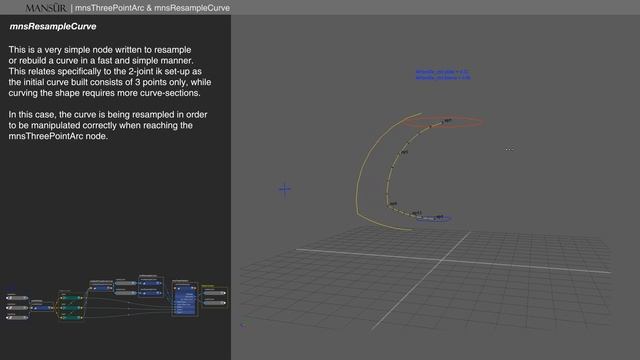 Mansur-Rig - mns Three Point Arc - C++ Maya plugin смотреть онлайн