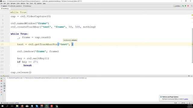 Trackbars – OpenCV 3.4 with python 3 Tutorial 8 смотреть онлайн