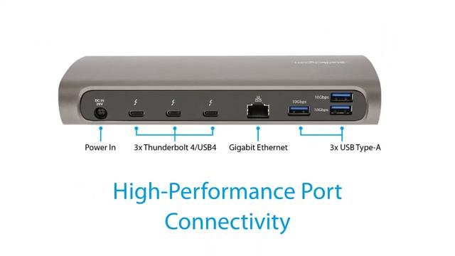 Single 8K/Dual Monitor 4K Thunderbolt 4 Monitor / TB4CDOCK | StarTech.com смотреть онлайн