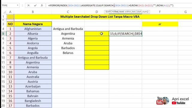 Searchable drop down list excel 2013 without vba / dropdown autocomplete Excel смотреть онлайн
