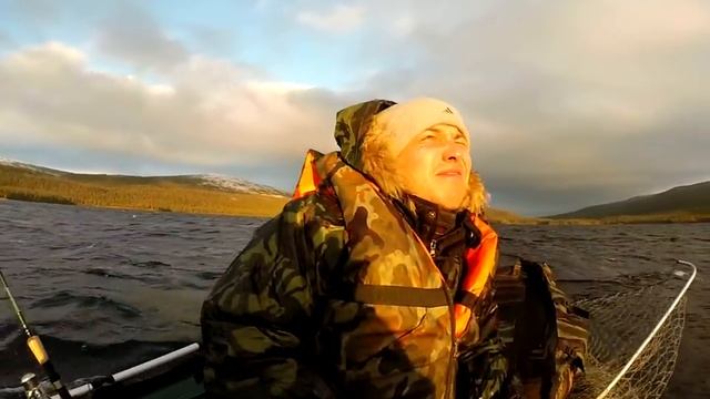 Кандалакша 2015! ловля Гольца! Рыбалка смотреть онлайн