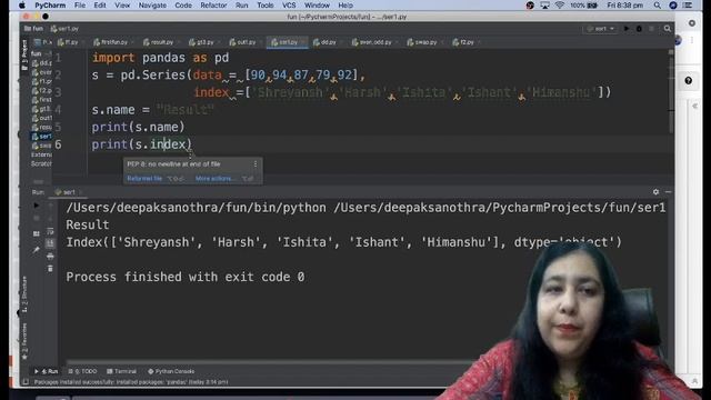 Lesson #2( Attributes of Series) Complete Course for Class XII I.P. CBSE Board смотреть онлайн