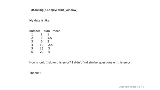 Pandas : Rolling apply function must be real number, not Nonetype смотреть онлайн