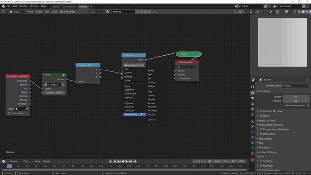 Math in the node editor #3 смотреть онлайн