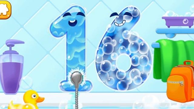 Учимся считать - цифра 16 смотреть онлайн