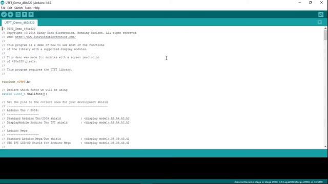Arduino Mega Draw bitmap on 3.2" 480 x 320 TFT LCD Shield using UTFT смотреть онлайн