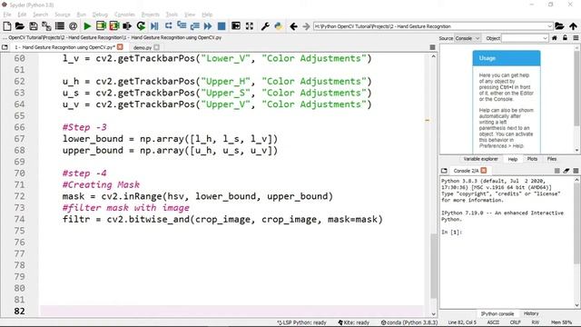 Project - Hand Gesture Based Finger Counting using OpenCV and Python | Computer Vision | Project смотреть онлайн