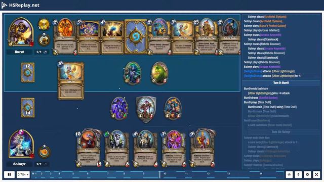 ProGaming - Hearthstone, Holy Wrath Paladin(1370) vs Dragon Mage(1480) by Burr0 and Solmyr, Ranke.. смотреть онлайн