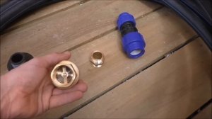 Труба для подключения глубинного насоса, обратный клапан, ниппель, соединители