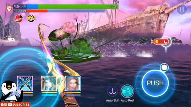 GHOST GREAT WHITE SHARK - NEW LEGENDARY NAMED FISH CATCH IN EAST Ghost Island【釣魚大亨 Fishing Strike】 смотреть онлайн