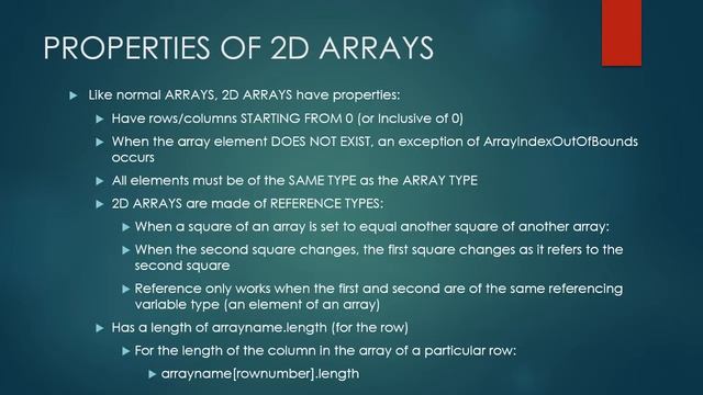 FINAL JAVA 2D ARRAYS BASICS ENOCH YU смотреть онлайн