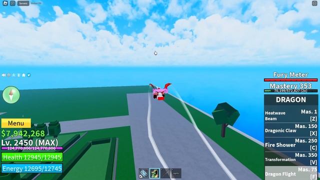 Dragon Fruit Showcase! (Roblox Blox Fruits) смотреть онлайн