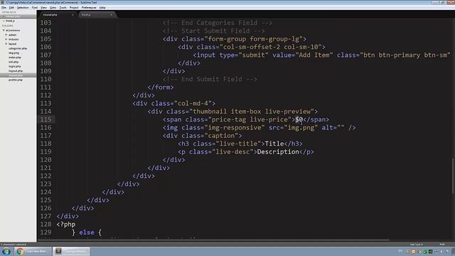 eCommerce Shop in Arabic #099 - Item Add Page Part 2 смотреть онлайн