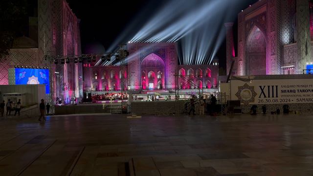 Международный музыкальный фестиваль «мелодия востока». Репетиция