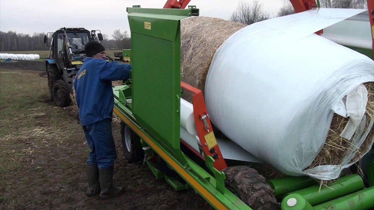 Скоростной обмотчик SW120 в КФХ 