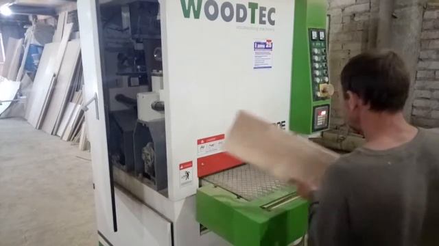 Калибровально-шлифовальный станок WoodTec RRP 630 E (видео от клиента 2) смотреть онлайн