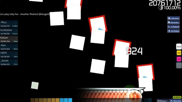 [osu!catch] ExGon | toby fox - Another Medium [DelugeX] SS #1 Loved смотреть онлайн