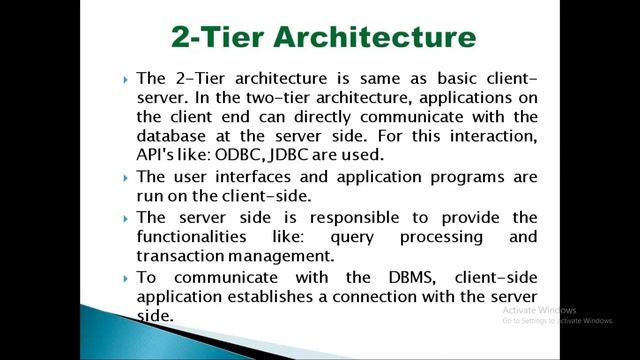 1 Tier, 2 Tier and 3 Tier DBMS Architecture | Role of DBA | Database Administrator | DBMS Lecture-6 смотреть онлайн