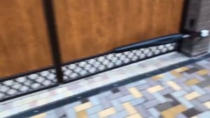 Установка автоматики на распашные ворота.