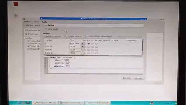 CREAR AGENDA EN SQLITE BROWSER LINUX, RASBPIAN Y RASPBERRY PI смотреть онлайн