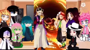 ||hashiras & upper moon react to Yorrichi ☀️and Tanjiro| (reupload)