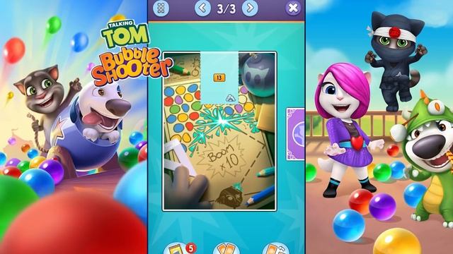 Пузырьки Тома НОВЫЕ НАКЛЕЙКИ #2 bubbles Tom Бабл шутер игра как мультик для детей смотреть онлайн