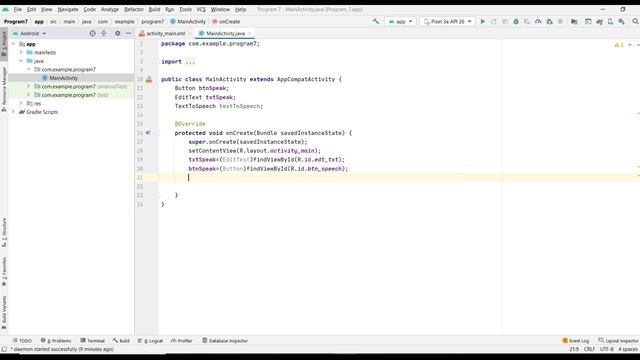 Android Text To Speech || Android App Development || Android studio tutorial || VTU MAD Lab смотреть онлайн