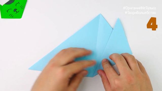 Как сделать кошку из бумаги [Оригами для начинающих] смотреть онлайн