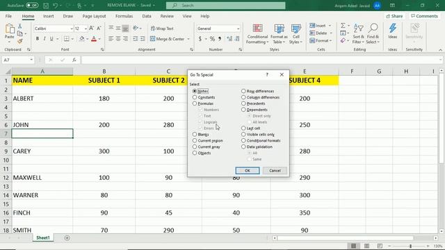 How To Remove Blank Rows In Excel