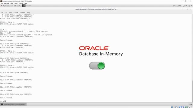 Oracle InMemory Database Introduction and Demo смотреть онлайн