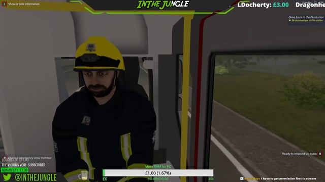 LET'S BE FIREFIGHTERS! - NOTRUF 112/EMERGENCY CALL 112 FIREFIGHTING SIMULATION!