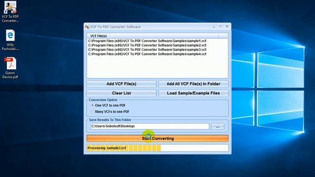 How To Use VCF To PDF Converter Software смотреть онлайн