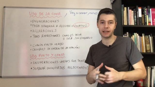 Uso de LA COMA y el PUNTO y COMA. Signos de puntuación смотреть онлайн