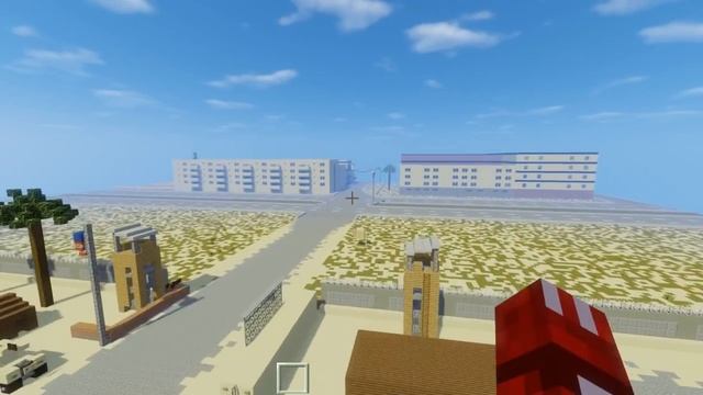 Minecraft Iraq Desert Military Base Map Tour смотреть онлайн