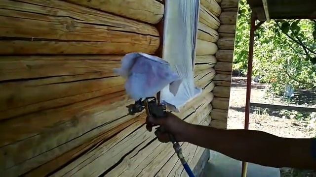 Ремонт дома из дерева, грунтование (часть 1). смотреть онлайн