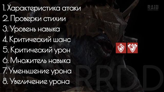 Как рассчитывается урон | Raid: Shadow Legends смотреть онлайн