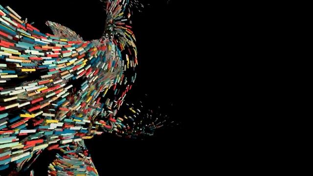 4K Абстракция нейросеть. Flowing Particles Abstract Vortex. смотреть онлайн