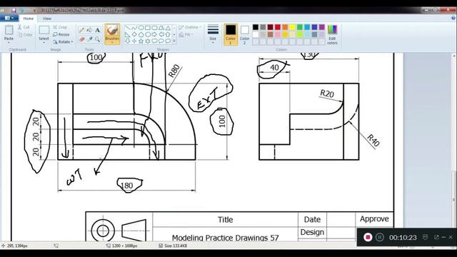 Basic 3D model modeling | Fusion 360 Tutorial 2019 | Complete Modeling with Dimensions | смотреть онлайн