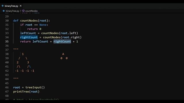 Count Number of Nodes in a Binary Tree in Python | LeetCode 222 Solution in Python | Trees in Pytho смотреть онлайн