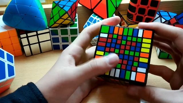 Сборка кубика Рубика 9х9. Часть 2 - сборка двух центров на средних гранях смотреть онлайн