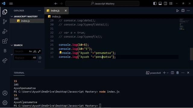 Learn JavaScript in 30 days | Episode -3 Datatypes in JavaScript | #javascript #telugu смотреть онлайн