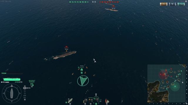 World of Warships. Как научиться играть на авианосцах? #2 смотреть онлайн