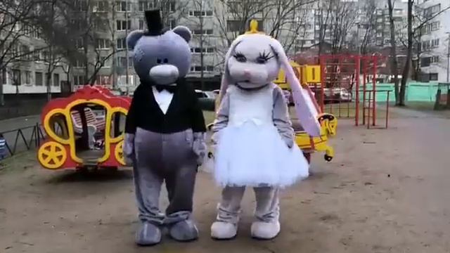 Ростовые куклы Зайка Ляля и Мишка Тедди смотреть онлайн