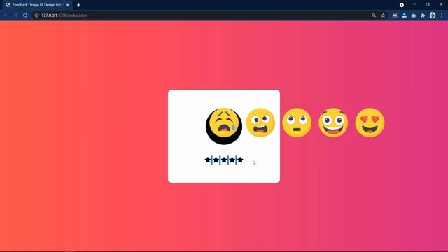 How To Make Interactive Feedback Design Using HTML CSS & JS смотреть онлайн