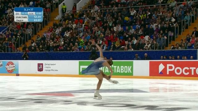 Алина Горбачева. Произвольная программа. Женщины. Москва. Гран-при России по фигурному катанию 2022 смотреть онлайн