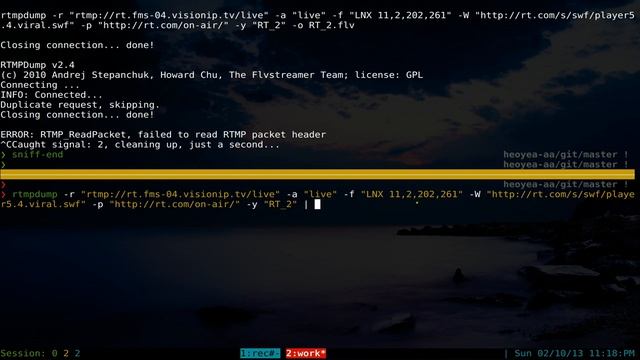 rtmpsrv - Capture RTMP Links - Linux CLI смотреть онлайн