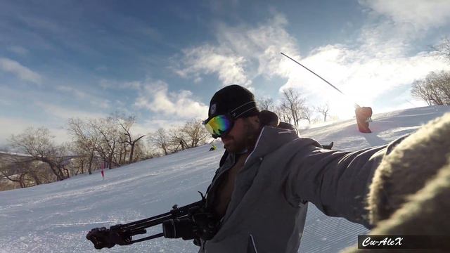 Камчатка. Гора Морозная, спуск без лыж. смотреть онлайн
