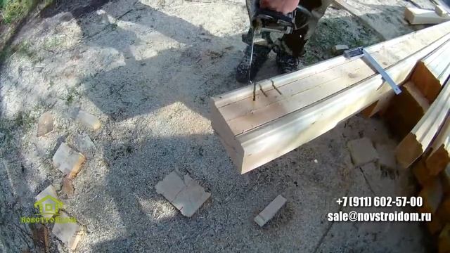Теплый угол из профилированного бруса для дома. смотреть онлайн