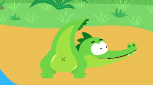 Попа крокодила